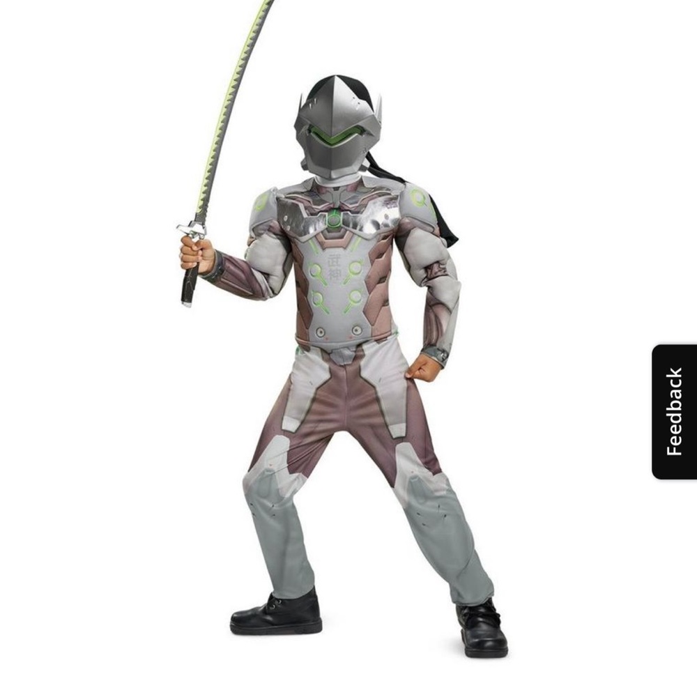 Boys Genji Muscle Costume - Overwatch